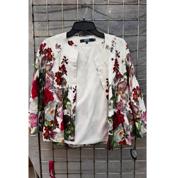 Eva Franco Anthropologie Rose Linen Coat - Picture 5 of 5